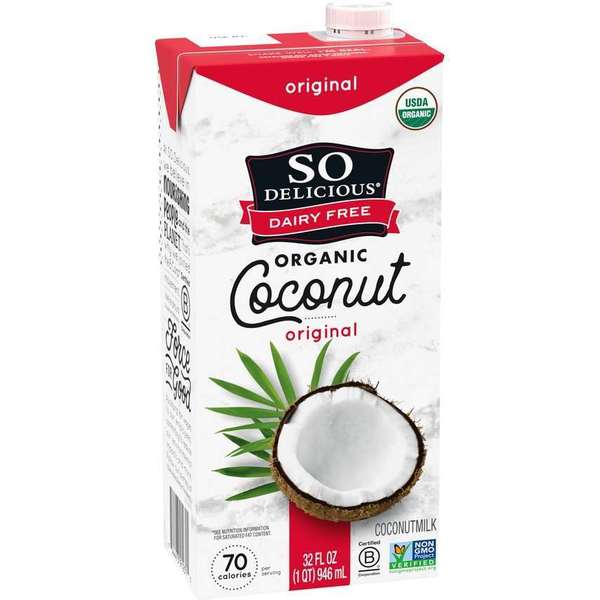 So Delicious Dairy Free So Delicious Dairy Free Coconut Original Aseptic 32 fl. oz., PK12 136629